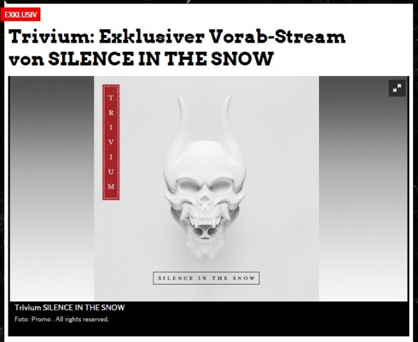 Silence In The Snow im Stream!!!